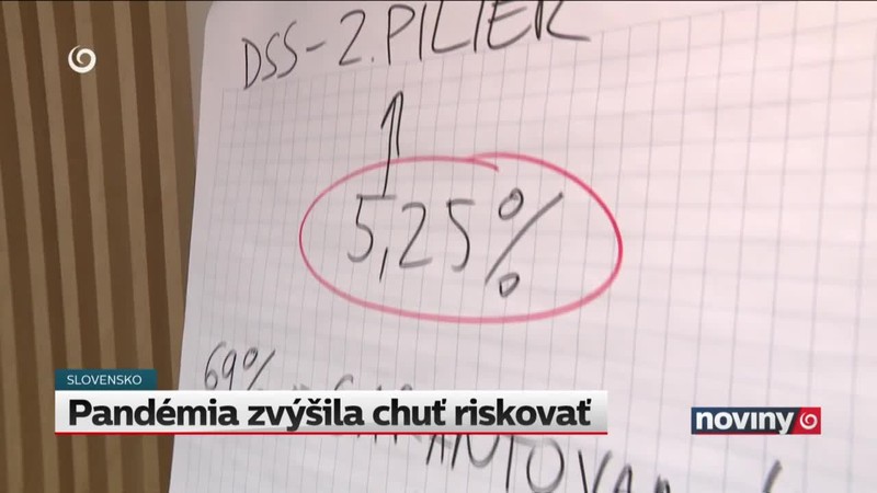 Pandémia zvýšila chuť riskovať