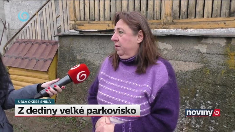 Z dediny veľké parkovisko