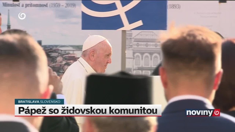 Pápež so židovskou komunitou
