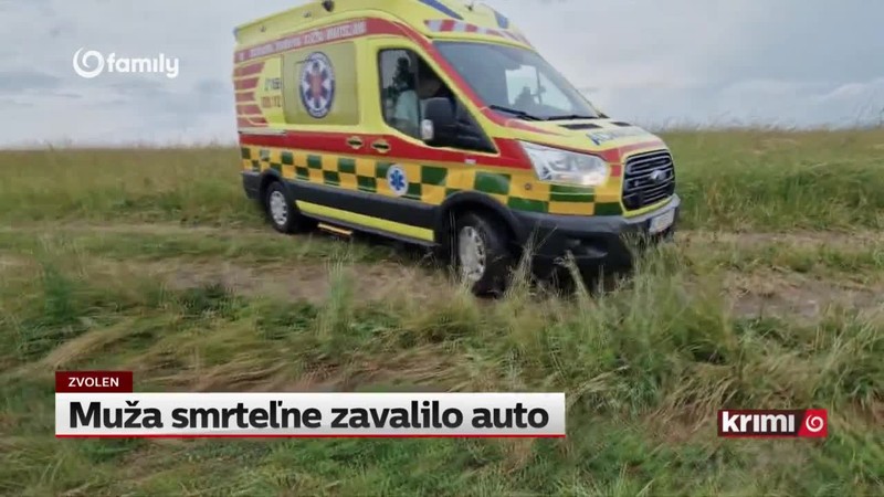 Muža smrteľne zavalilo auto