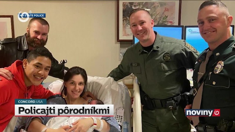 Policajti pôrodníkmi