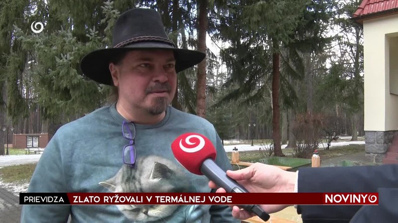 ZLATO RYŽOVALI V TERMÁLNEJ VODE