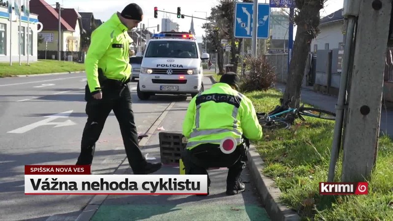 Vážna nehoda cyklistu
