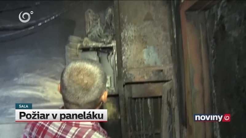 Požiar v paneláku