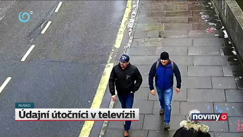 Údajní útočníci v televízii