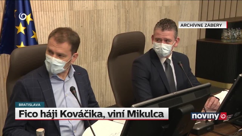 Fico háji Kováčika, viní Mikulca