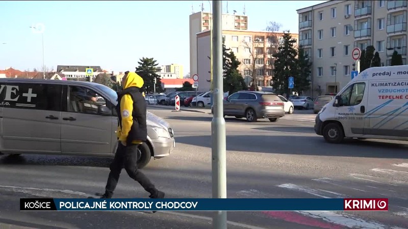 POLICAJNÉ KONTROLY CHODCOV