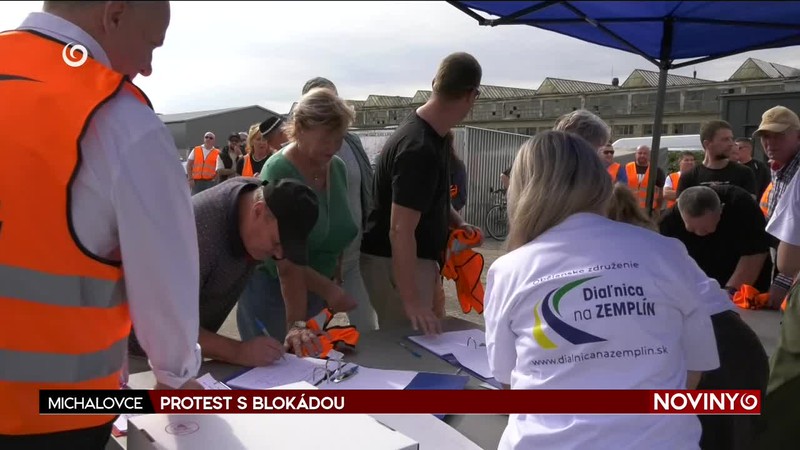 PROTEST S BLOKÁDOU