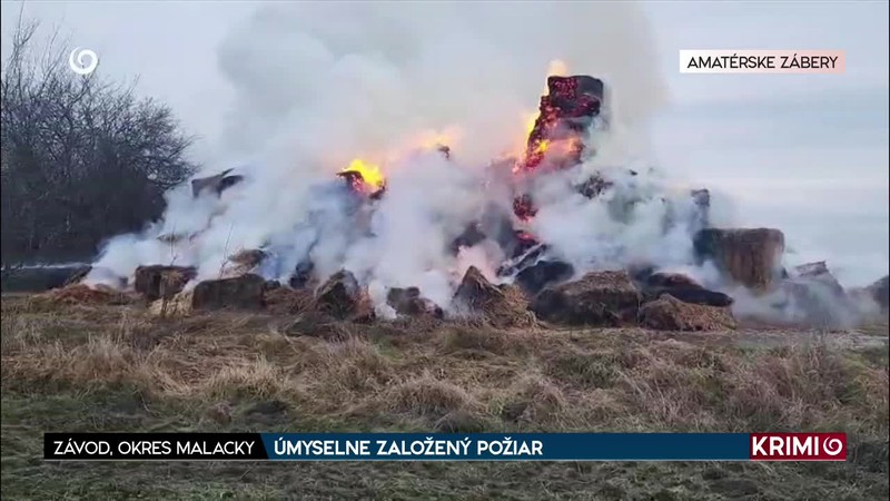ÚMYSELNE ZALOŽENÝ POŽIAR