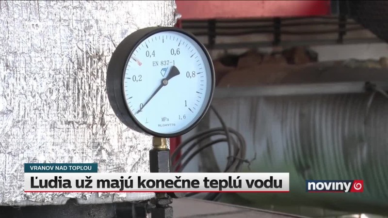 Ľudia už majú konečne teplú vodu