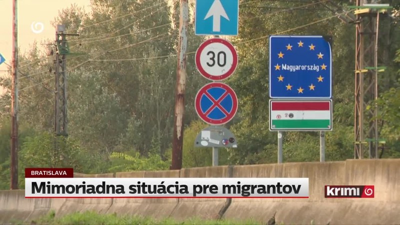 Mimoriadna situácia pre migrantov