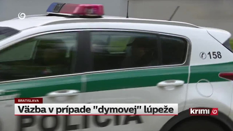 Väzba v prípade "dymovej" lúpeže