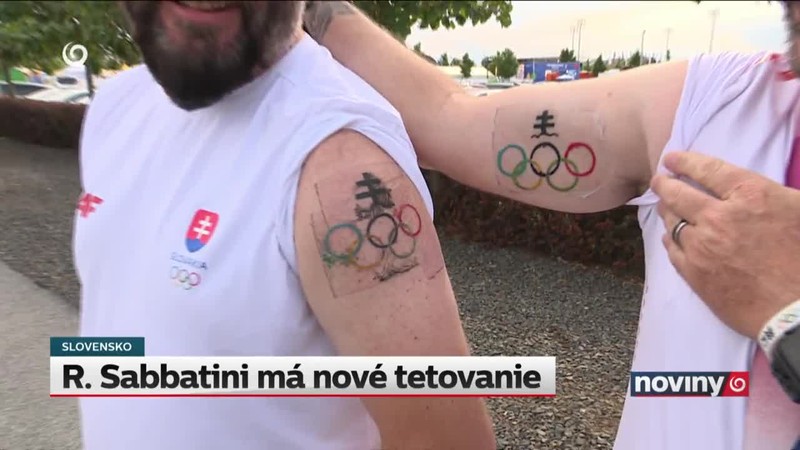 R. Sabbatini má nové tetovanie