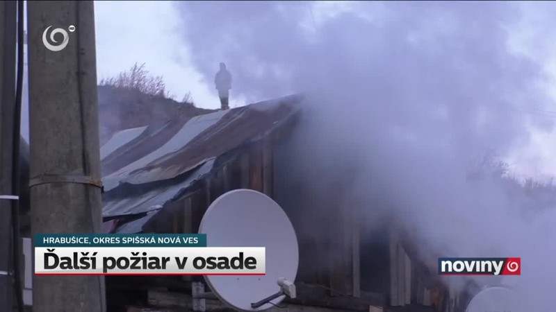 Ďalší požiar v osade