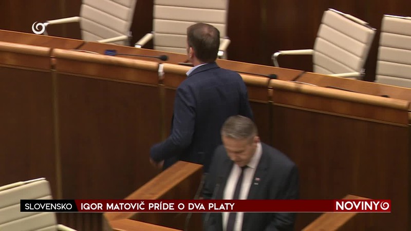 IGOR MATOVIČ PRÍDE O DVA PLATY