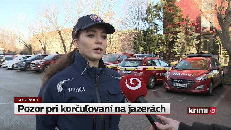 Pozor pri korčuľovaní na jazerách