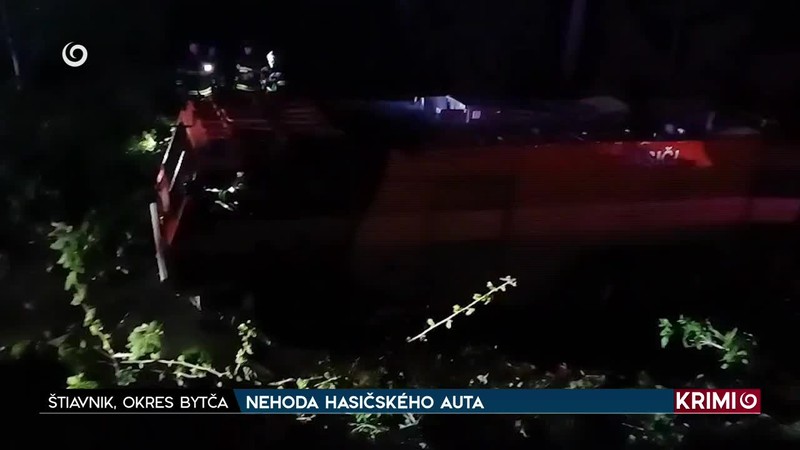 NEHODA HASIČSKÉHO AUTA