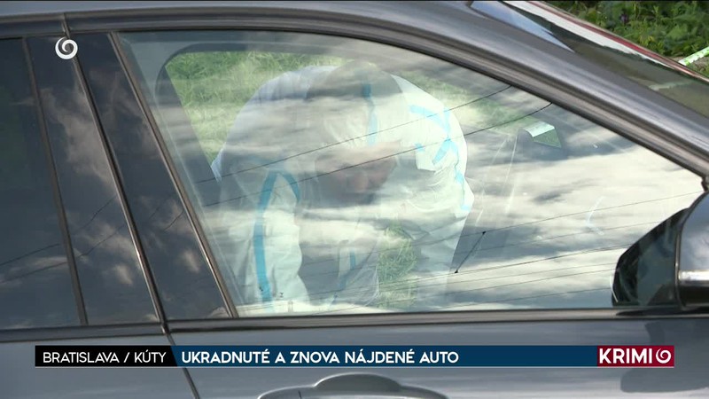 UKRADNUTÉ A ZNOVA NÁJDENÉ AUTO