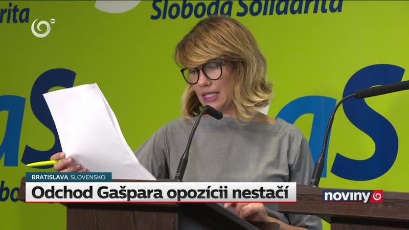 Odchod Gašpara opozícii nestačí