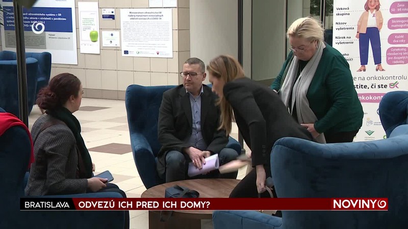 ODVEZÚ ICH PRED ICH DOMY?