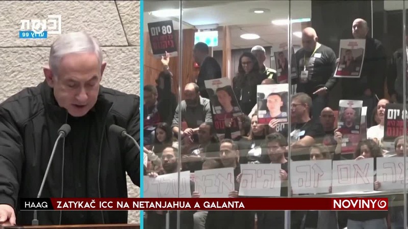 ZATYKAČ ICC NA NETANJAHUA A GALANTA