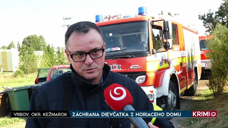 ZÁCHRANA DIEVČATKA Z HORIACEHO DOMU