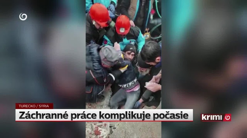 Záchranné práce komplikuje počasie