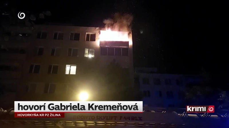 Nočný požiar vyhnal ľudí z bytov