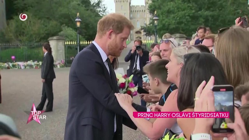 PRINC HARRY OSLÁVI ŠTYRIDSIATKU