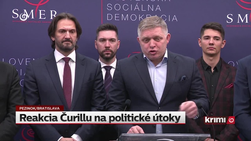 Reakcia Čurillu na politické útoky