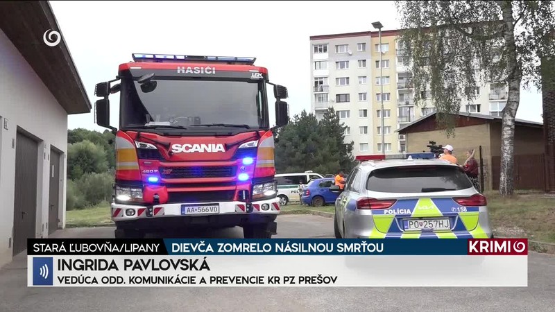 DIEVČA ZOMRELO NÁSILNOU SMRŤOU