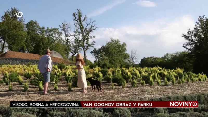 VAN GOGHOV OBRAZ V PARKU