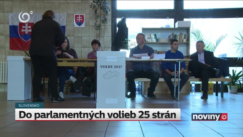 Do parlamentných volieb 25 strán