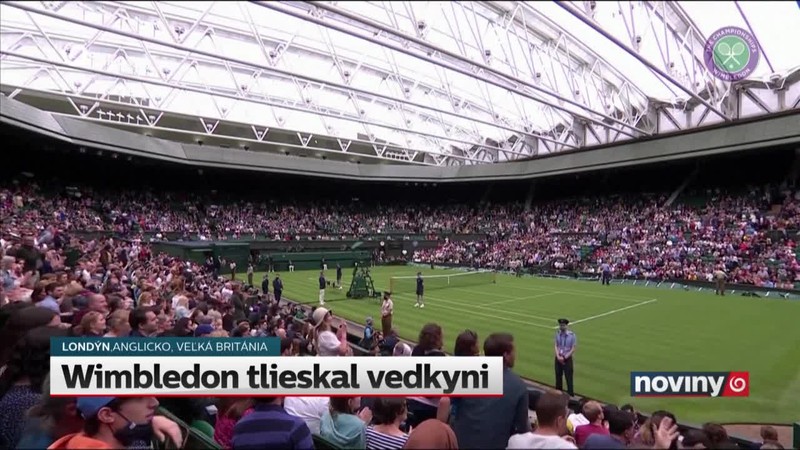 Wimbledon tlieskal vedkyni