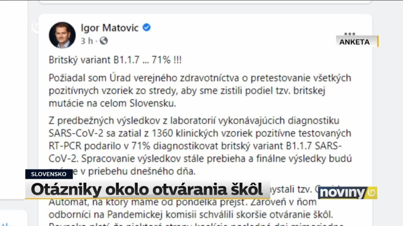 Otázniky okolo otvárania škôl