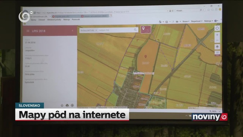 Mapy pôd na internete