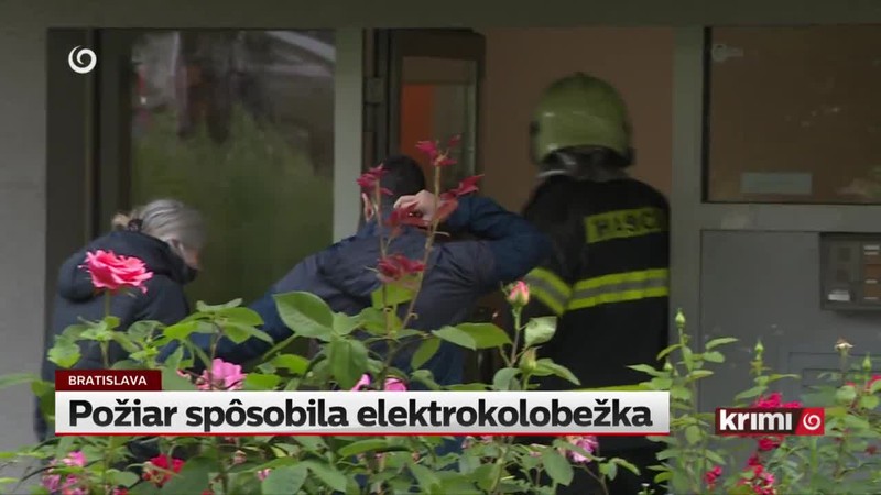 Požiar spôsobila elektrokolobežka