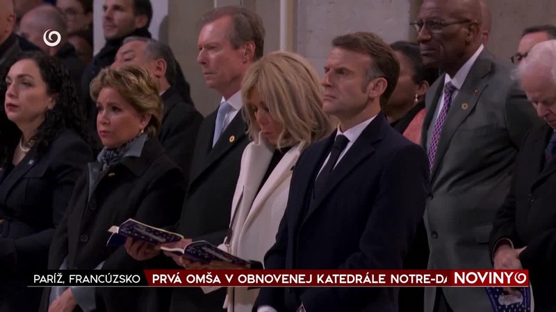 PRVÁ OMŠA V OBNOVENEJ KATEDRÁLE NOTRE-DAME