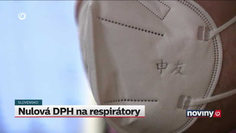 Nulová DPH na respirátory