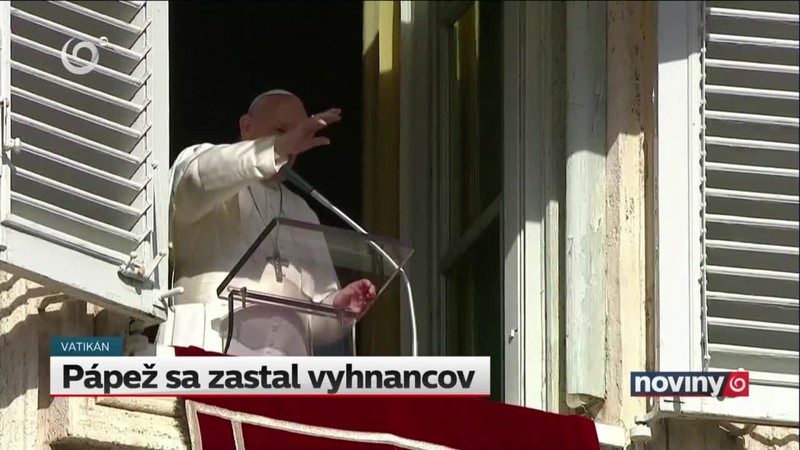 Pápež sa zastal vyhnancov