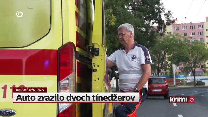 Auto zrazilo dvoch tínedžerov