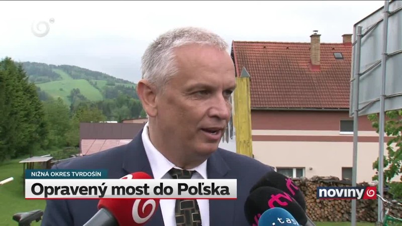 Opravený most do Poľska