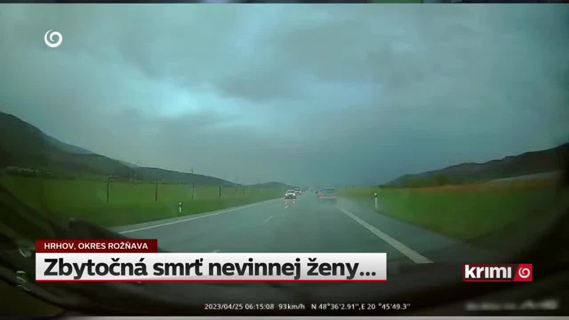 Zbytočná smrť nevinnej ženy...