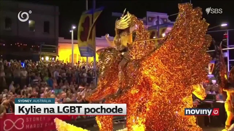 Kylie na LGBT pochode