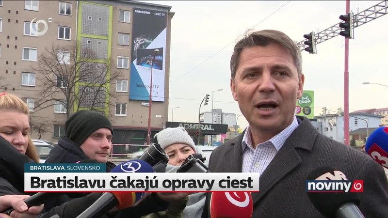 Bratislavu čakajú opravy ciest