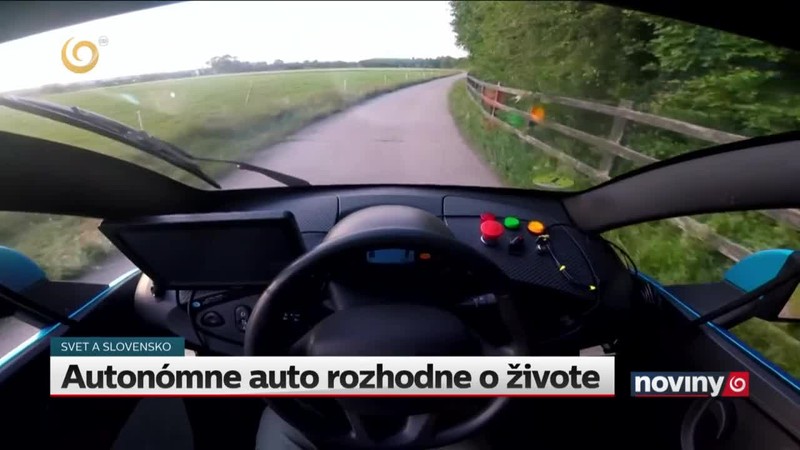 Autonómne auto rozhodne o živote