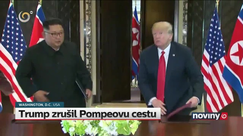 Trump zrušil Pompeovu cestu