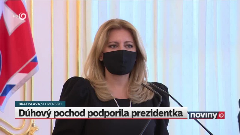 Dúhový pochod podporila prezidentka