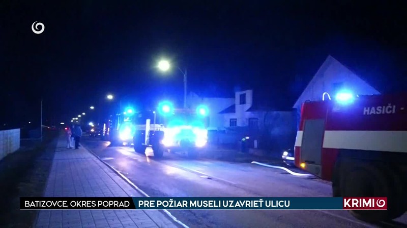 Poziar Batizovce