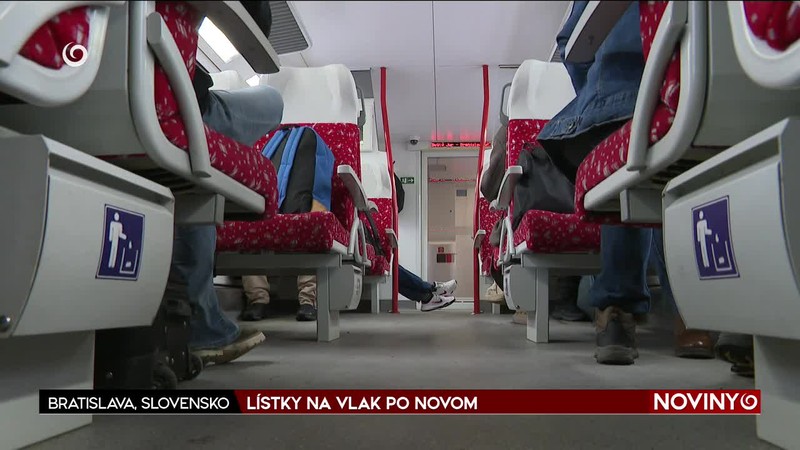 LÍSTKY NA VLAK PO NOVOM